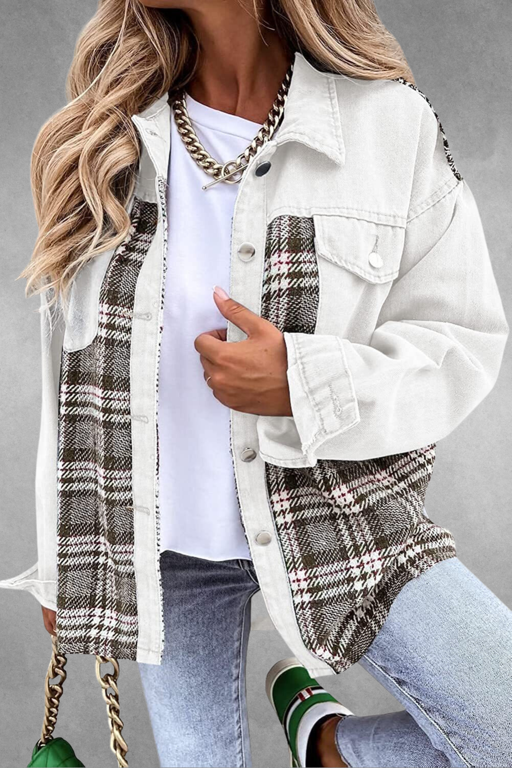 Damenjacke Lässiger Stil aus hochwertigem Material für Damen-3