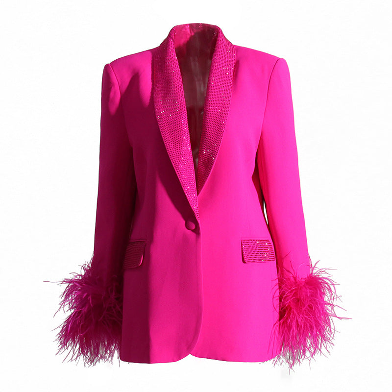 Damen-Anzug, elegant, Polyester-4