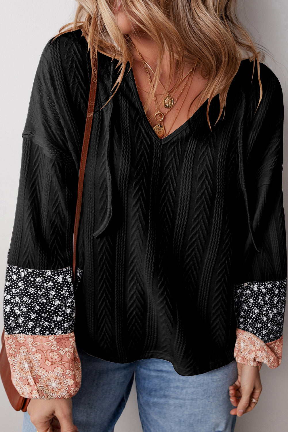 Damen Winterbluse Lässig Baumwolle-3