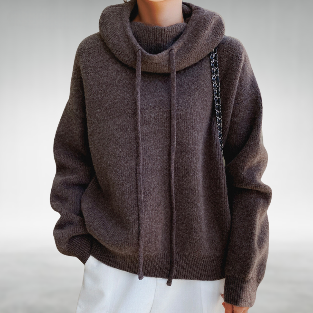 Damen-Rollkragenpullover, atmungsaktives Material-3
