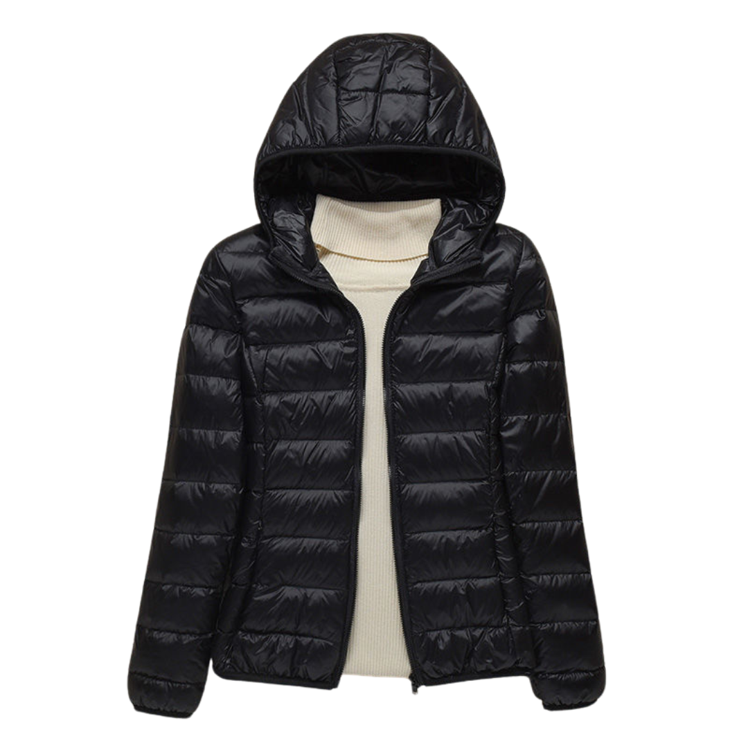 Damenjacke Herbst Leichtgewicht Polyester mit Taschen-1