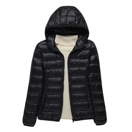 Damenjacke Herbst Leichtgewicht Polyester mit Taschen-1