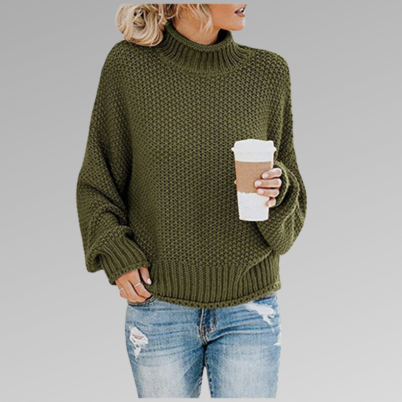 Damen-Strickpullover, trendige Baumwolle, moderne Passform-2