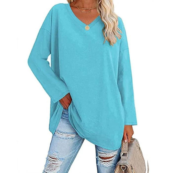 Damen-Strickpullover, lässiger weicher Stoff-6