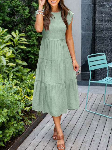 Damen-Sommerkleid, leicht und luftig, für Mittsommer und Fest 14
