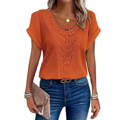 Variant image for Damen-T-Shirt, kurzärmeliges Casual, Polyester-6