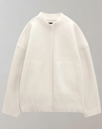 Damenjacke Bomber Lässig Polyester mit dekorativem Design 10
