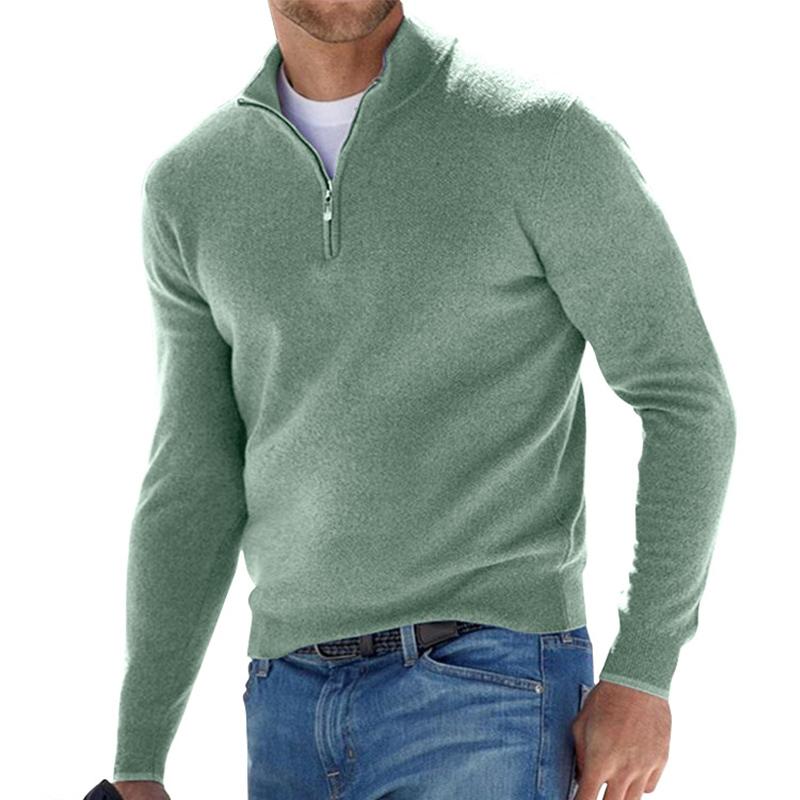 Variant image for Herren-Pullover, Zip-up, gerippt, Eco-Baumwolle-41