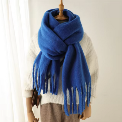 Winterschal für Damen aus kaschmirähnlichem Material mit langen Fransen – Elegantes und vielseitiges Pashmina-Design 14