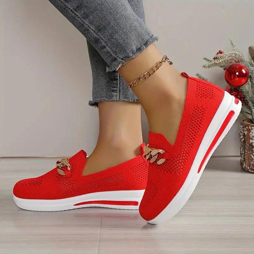Damen-Sneaker, Slip-On, atmungsaktives Netzmaterial 5