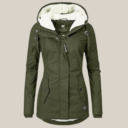 Damen-Steppjacke aus wasserabweisendem Material mit elegantem Design – tailliert und modern für kalte Tage 11