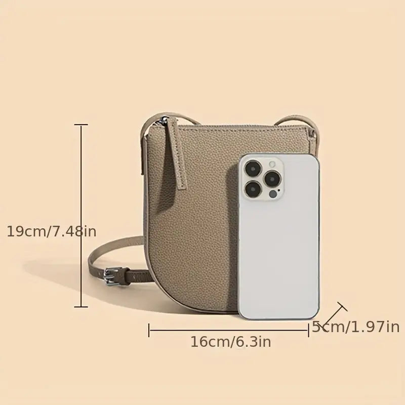 Damentasche, kompakt, Leder, elegantes Accessoire 4