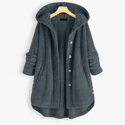 Variant image for Damen-Fleecejacke, wendbar, mit Kapuze, weiches Polyester-9
