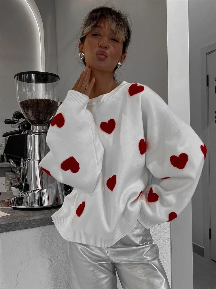 Damen-Strickpullover, lässig, Acryl-5
