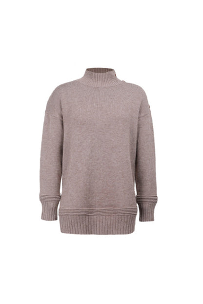 Damen-Strickpullover, mit Stehkragen, Polyester, langen Ärmeln 4