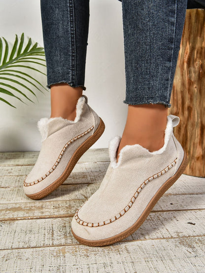 Damen-Pantoffeln, weiches Material, bequeme Hauspantoffeln, rutschfeste Sohle-5