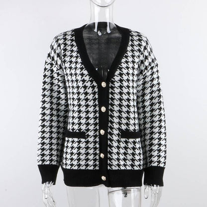 Damen-Pullover, V-Ausschnitt, Acryl, mit Reißverschluss-4