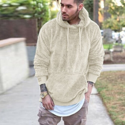 Isolierendes Winter-Hoodie für Herren aus Polyester – Loose Fit mit großzügigem Kapuzendesign für kalte Tage 4