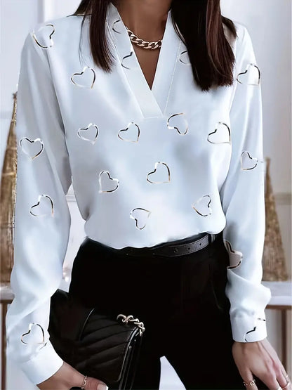 Variantenbild für Damen-Bluse, lässig, 100% Baumwolle, elegante Details-1