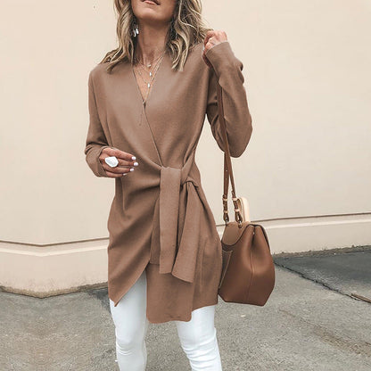 Damen-Mantel, elegant, hochwertiges Material-3