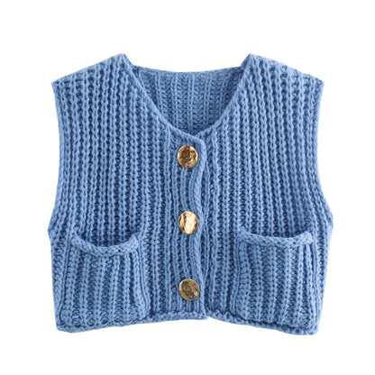 Damenjacke Gestrickt Elegant Acryl-1