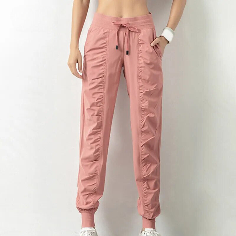 Damen Wanderhose Slim Fit Elastischer Bund Atmungsaktive Materialien-4