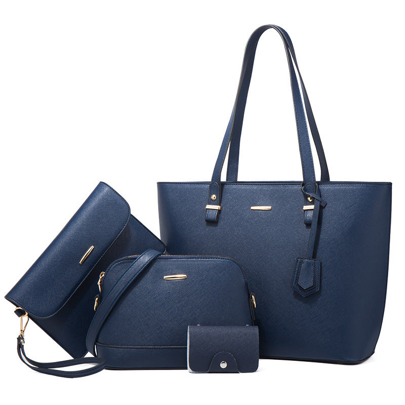 Mama-Kind-Tasche Vierteilig Trendy PU Mittelgroß 3