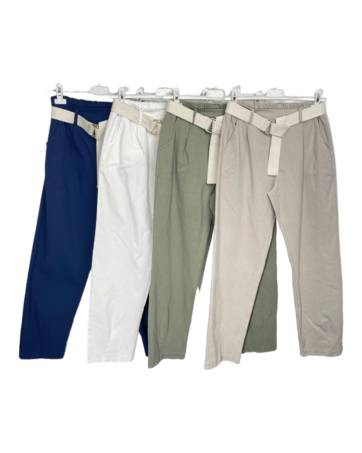 Damen-Hose, mit elastischem Bund, schick und elastisch-3