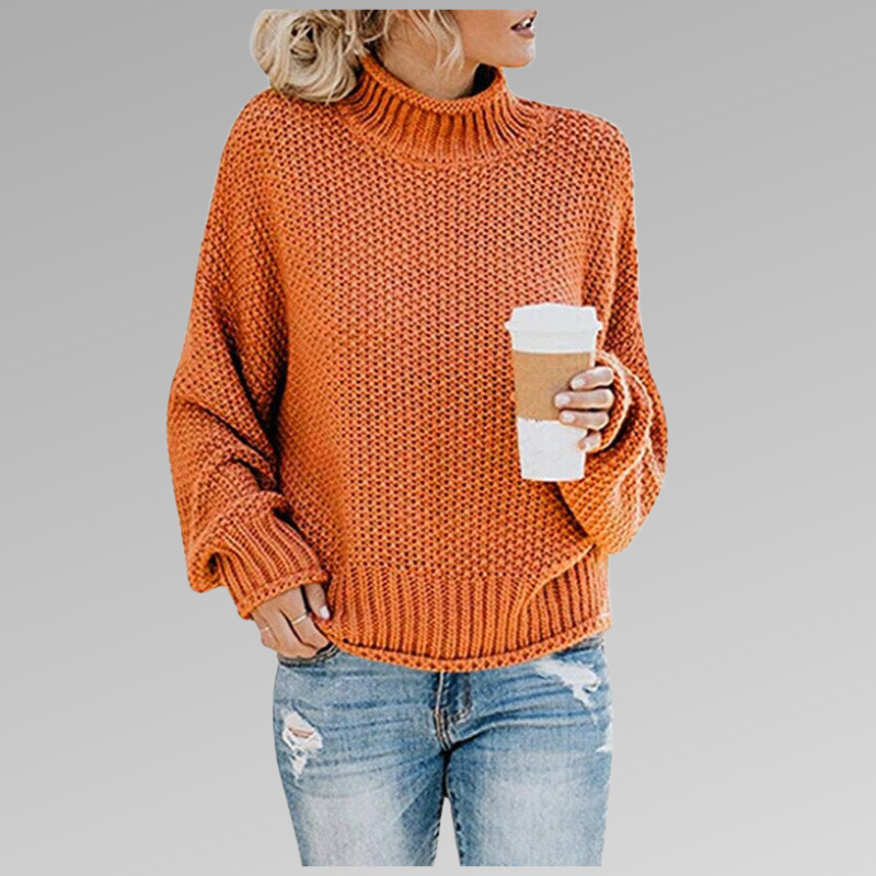 Damen-Strickpullover, trendige Baumwolle, moderne Passform-1