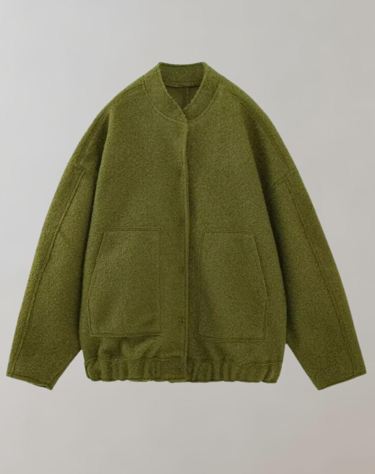 Damenjacke Bomber Lässig Polyester mit dekorativem Design 6