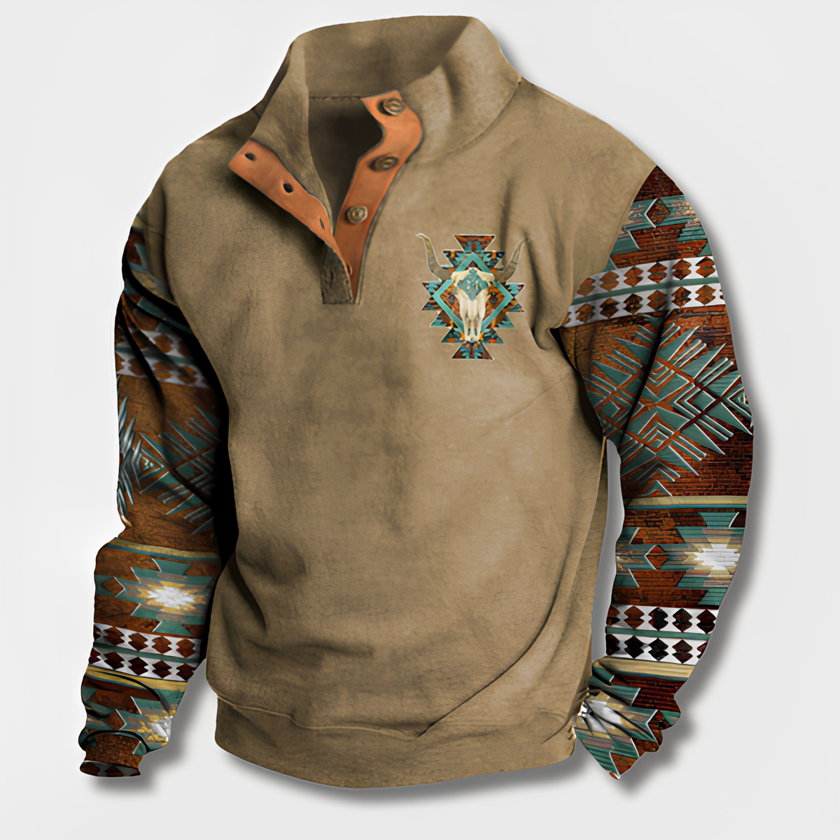 Variant image for Herren-Hemdjacke, lässig, Vintage Baumwolle-65