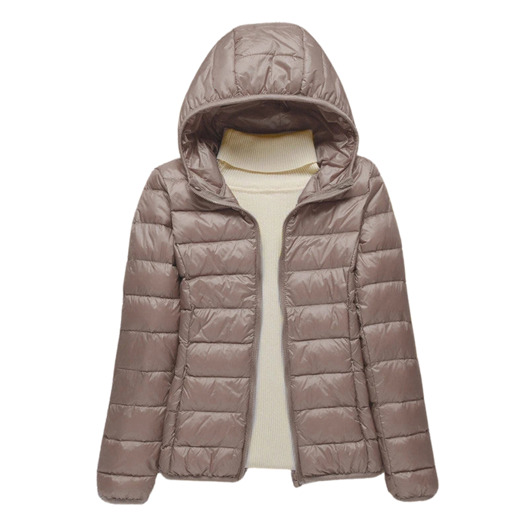 Damenjacke Herbst Leichtgewicht Polyester mit Taschen-3
