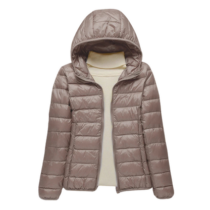 Damenjacke Herbst Leichtgewicht Polyester mit Taschen-3