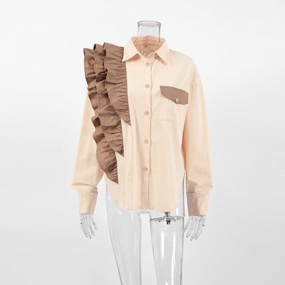 Damen-Lange Strickjacke, Lockerer Schnitt, 95 %, Baumwolle 5