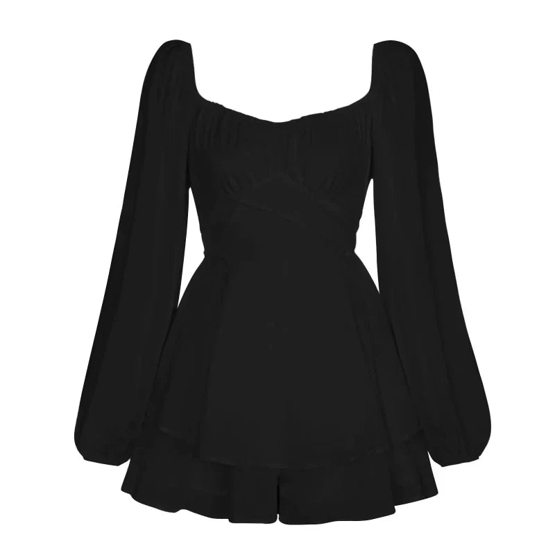 Variant image for Damen-Kleid, Rüschen, bequemes Material, aus hoher Qualität-9