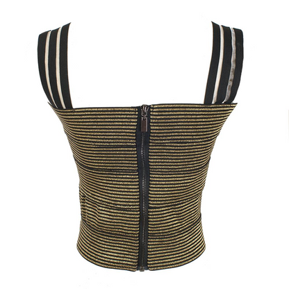 Damen-Crop-Top, Streetwear, Acetat, Polyester-3