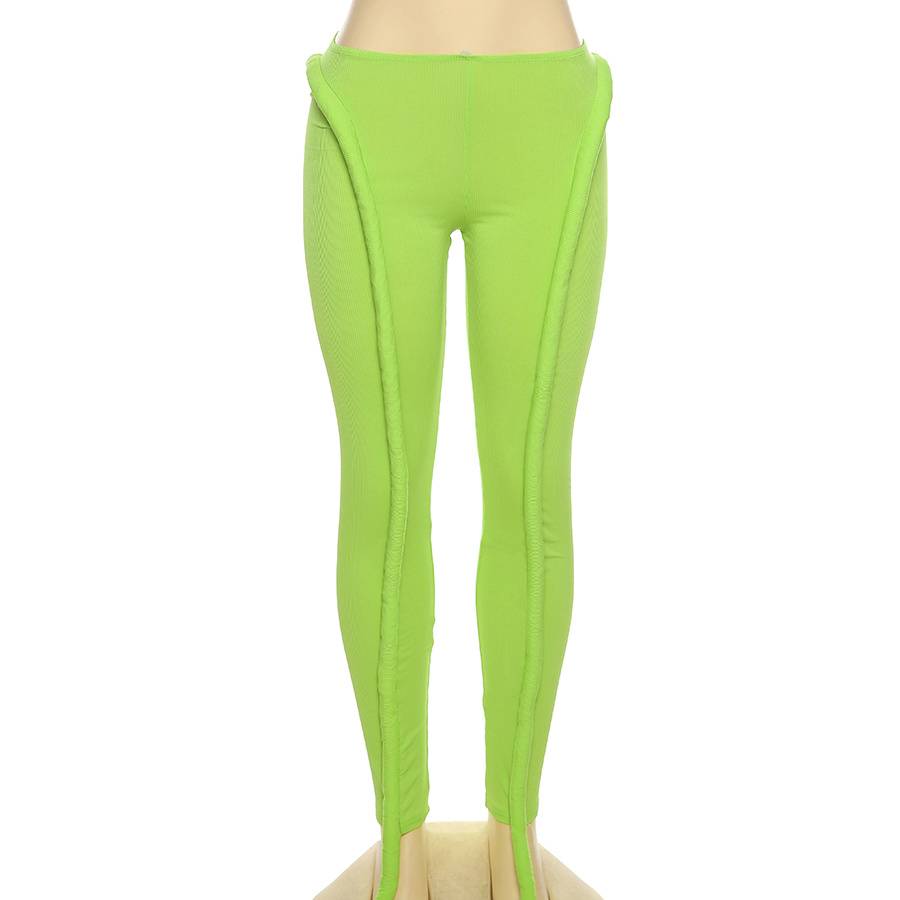 Damen-Hose, schmale Passform, langer Schnitt, mit elastischem Bund-4