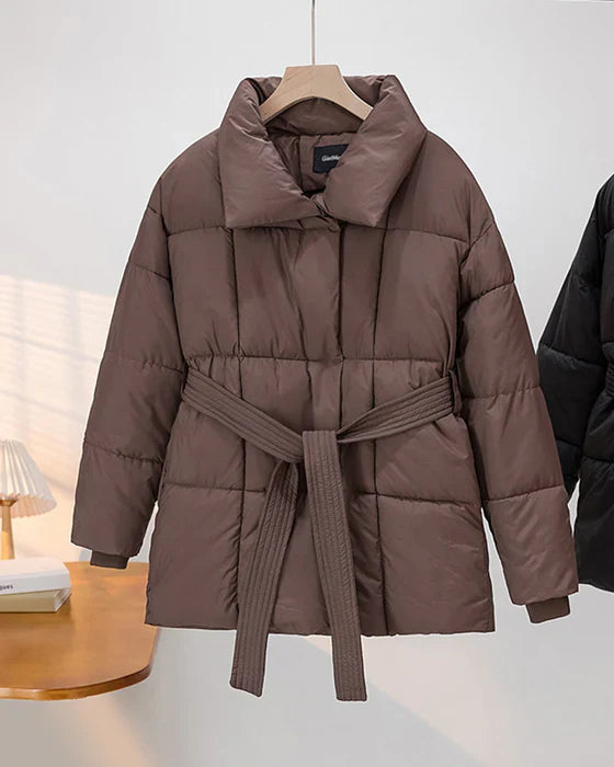 Damen-casual-Jacke, leichte Füllung, mit Revers-3