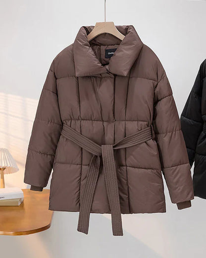 Damen-casual-Jacke, leichte Füllung, mit Revers-3