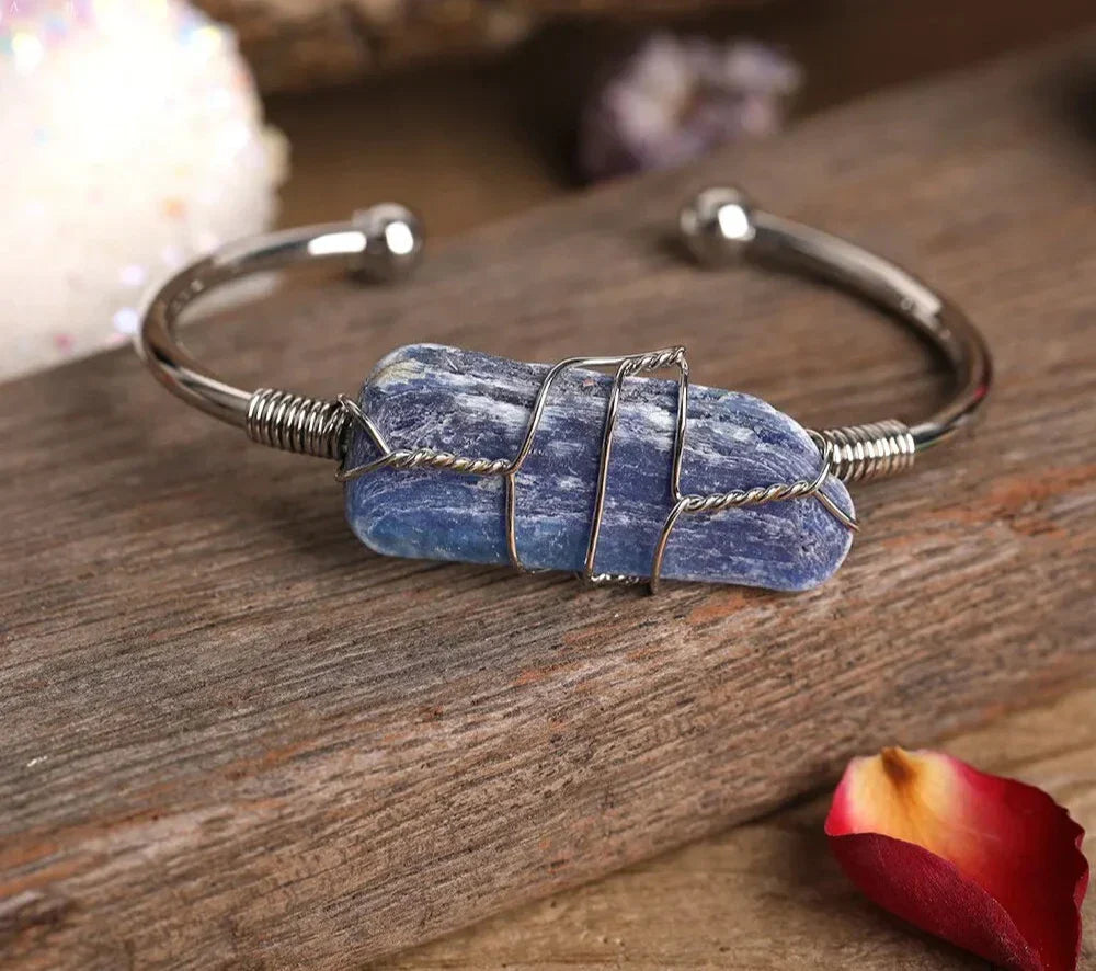Variant image for Damen-Armband mit blauem Kyanit und Kupfer in elegantem Design-23