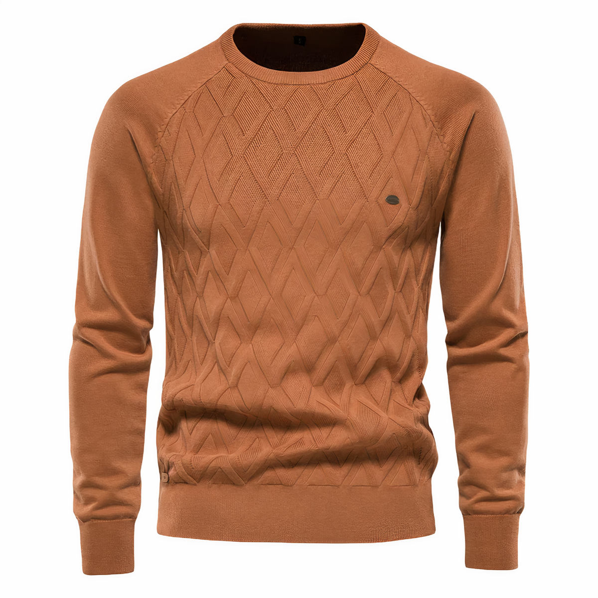 Damen-Strickpullover aus weicher Wolle mit Diamantmuster – elegant und bequem für Alltags- und Festlook 2