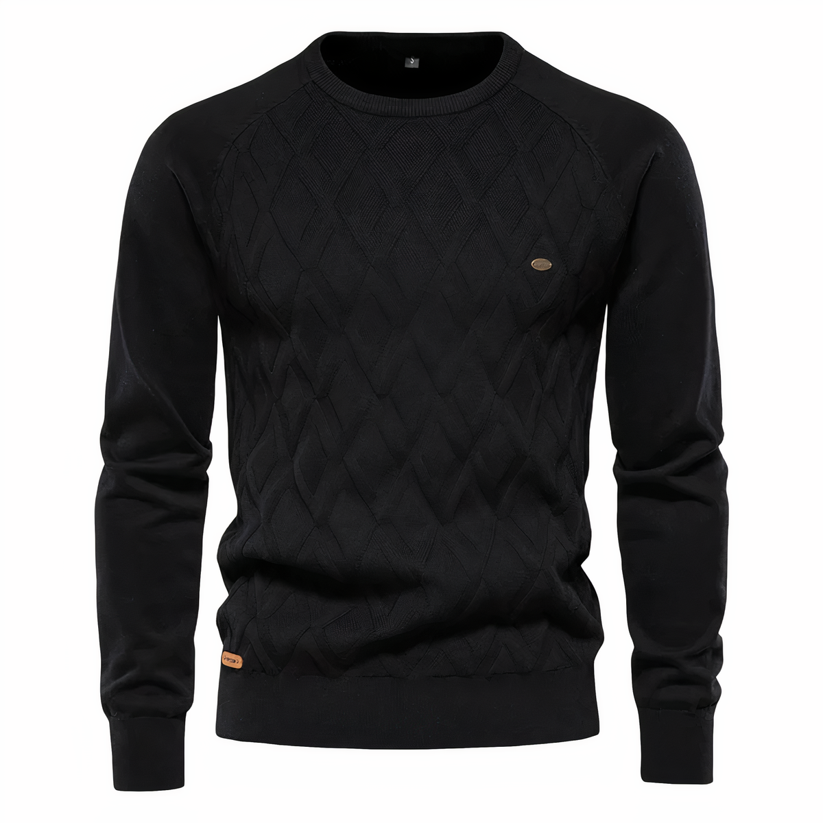 Damen-Strickpullover aus weicher Wolle mit Diamantmuster – elegant und bequem für Alltags- und Festlook 3