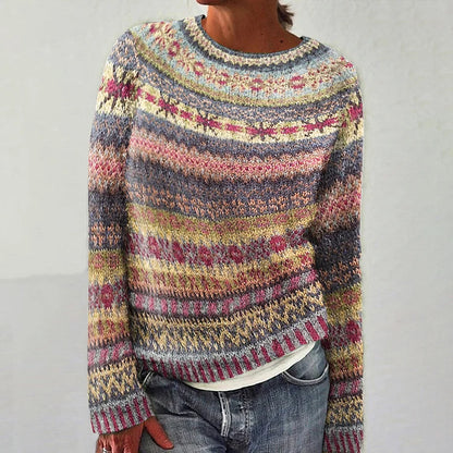 Variant image for Damen-Strickpullover, bunte weiche Acrylmischung-11