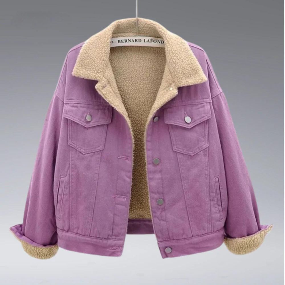 Variant image for Damen Winterjacke Lang Denim mit Wollfutter-7