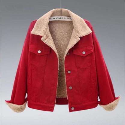 Variant image for Damen Winterjacke Lang Denim mit Wollfutter-1