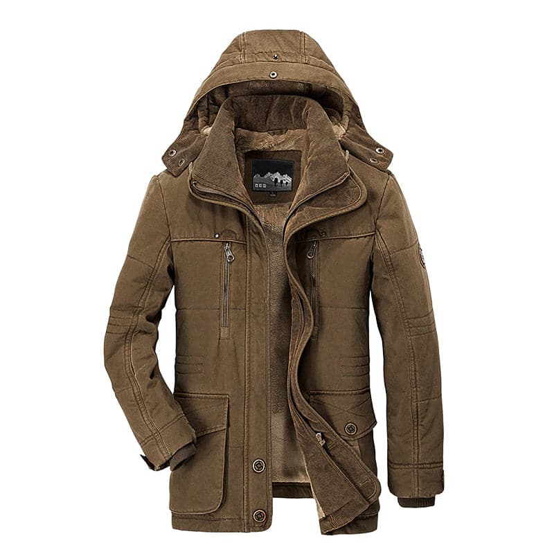 Variant image for Herren-Winterjacke, wasserfest, mehreren Taschen, recyceltes Polyester-7
