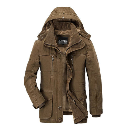 Variant image for Herren-Winterjacke, wasserfest, mehreren Taschen, recyceltes Polyester-7