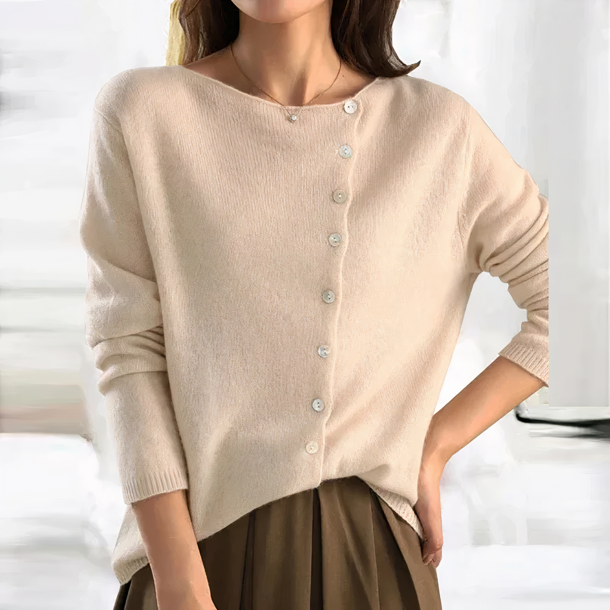 Damenjacke Lässiger Stil Nachhaltiges Material für Damen-2