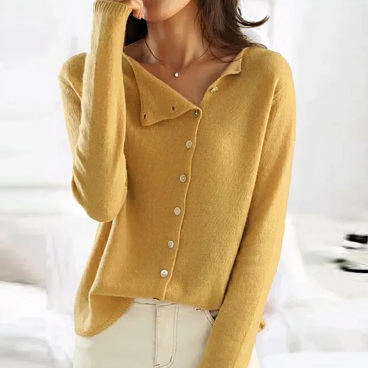 Damenjacke Lässiger Stil Nachhaltiges Material für Damen-4