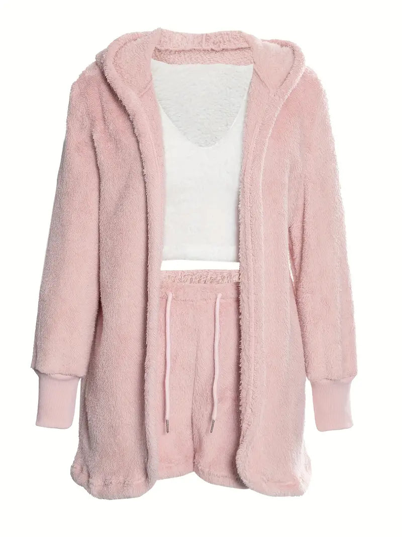 Damen-Pyjama-Set aus weicher Baumwolle zum Entspannen und Schlafen-3